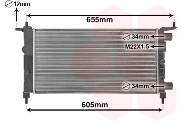 Van Wezel Ψυγείο, Ψύξη Κινητήρα - 37002261