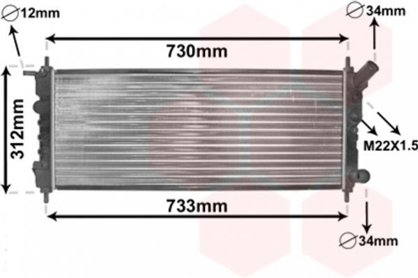 Van Wezel Ψυγείο, Ψύξη Κινητήρα - 37002263