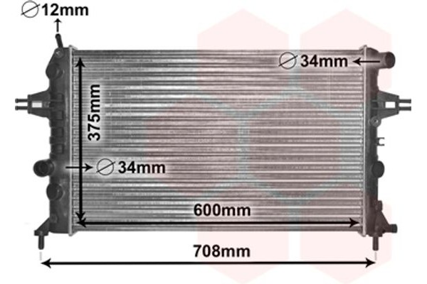 Van Wezel Ψυγείο, Ψύξη Κινητήρα - 37002296