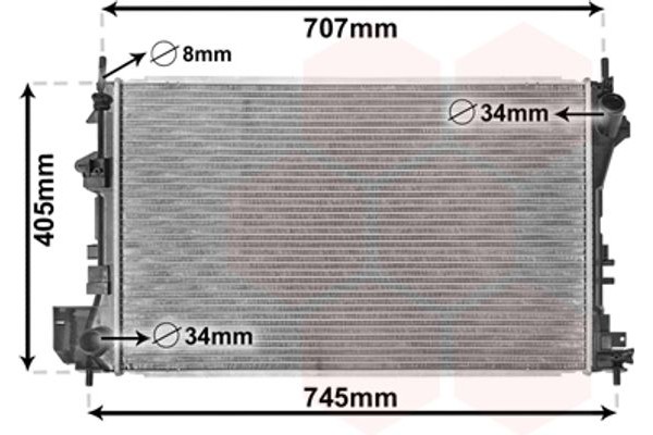 Van Wezel Ψυγείο, Ψύξη Κινητήρα - 37002338