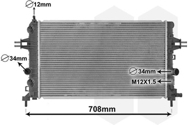 Van Wezel Ψυγείο, Ψύξη Κινητήρα - 37002363