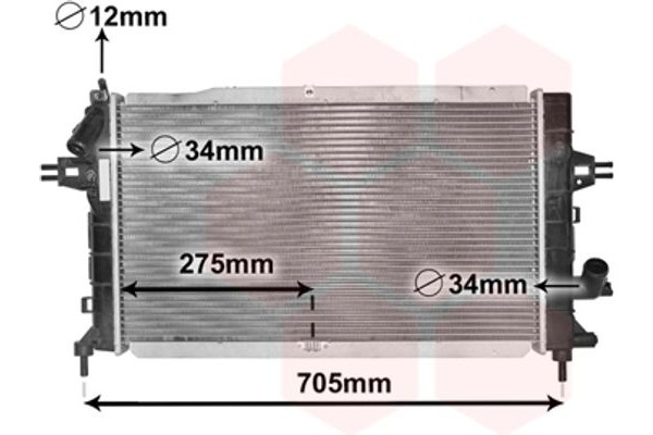 Van Wezel Ψυγείο, Ψύξη Κινητήρα - 37002364