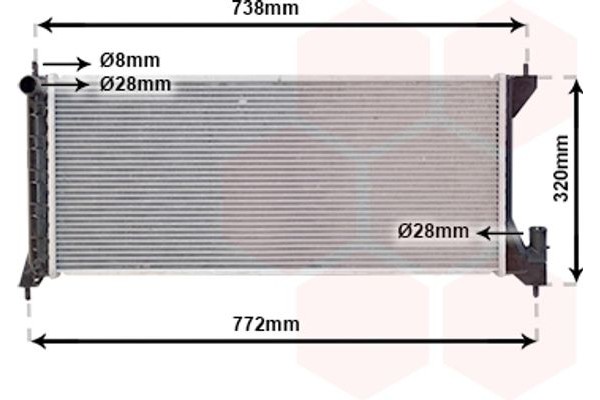 Van Wezel Ψυγείο, Ψύξη Κινητήρα - 37002386