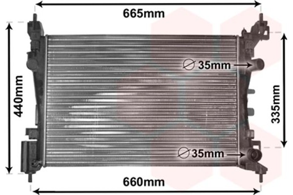 Van Wezel Ψυγείο, Ψύξη Κινητήρα - 37002408