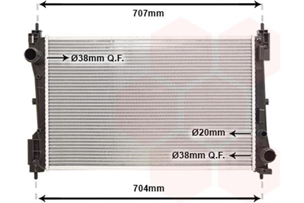 Van Wezel Ψυγείο, Ψύξη Κινητήρα - 37002423