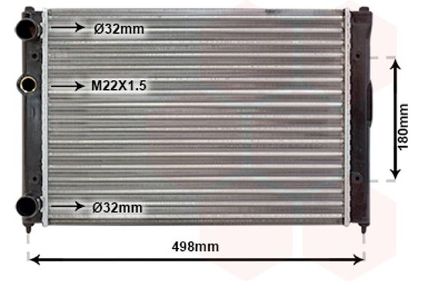 Van Wezel Ψυγείο, Ψύξη Κινητήρα - 49002022