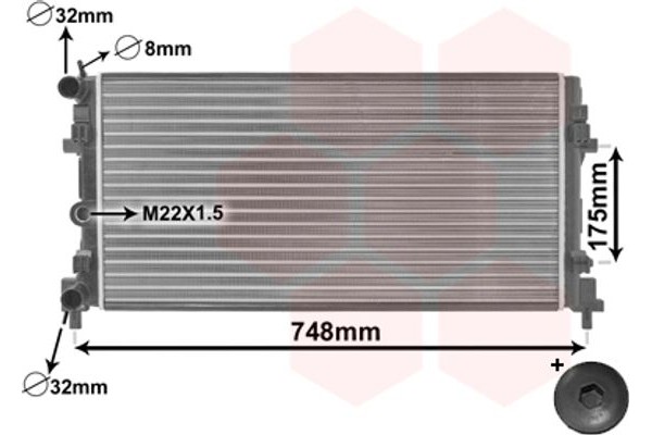 Van Wezel Ψυγείο, Ψύξη Κινητήρα - 49002037