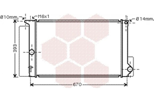 Van Wezel Ψυγείο, Ψύξη Κινητήρα - 53002397