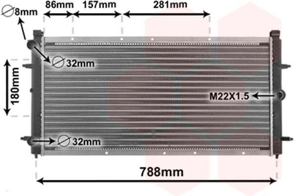 Van Wezel Ψυγείο, Ψύξη Κινητήρα - 58002114