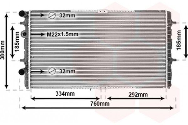 Van Wezel Ψυγείο, Ψύξη Κινητήρα - 58002180