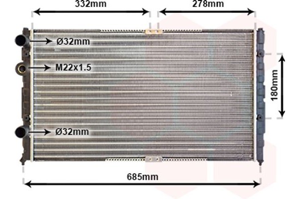 Van Wezel Ψυγείο, Ψύξη Κινητήρα - 58002191