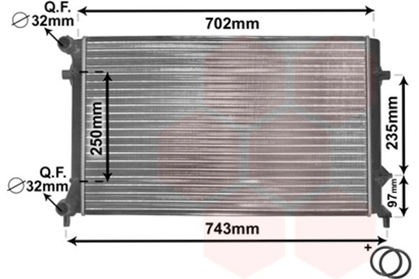 Van Wezel Ψυγείο, Ψύξη Κινητήρα - 58002204