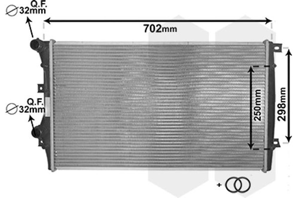 Van Wezel Ψυγείο, Ψύξη Κινητήρα - 58002206