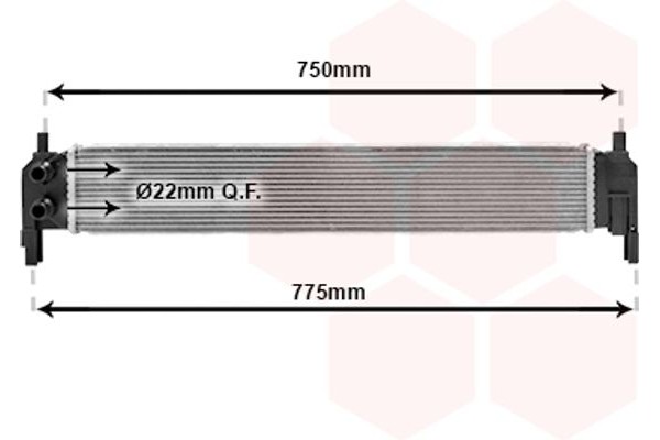 Van Wezel Ψυγείο, Ψύξη Κινητήρα - 58012703