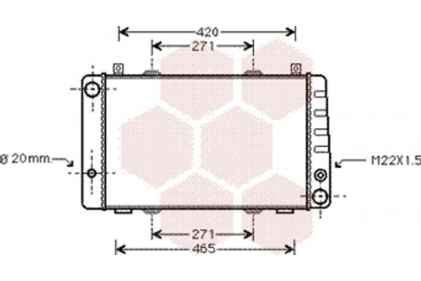 Van Wezel Ψυγείο, Ψύξη Κινητήρα - 76002009