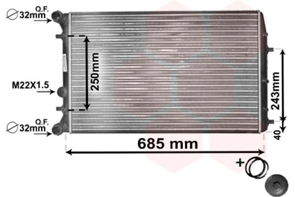 Van Wezel Ψυγείο, Ψύξη Κινητήρα - 76002010