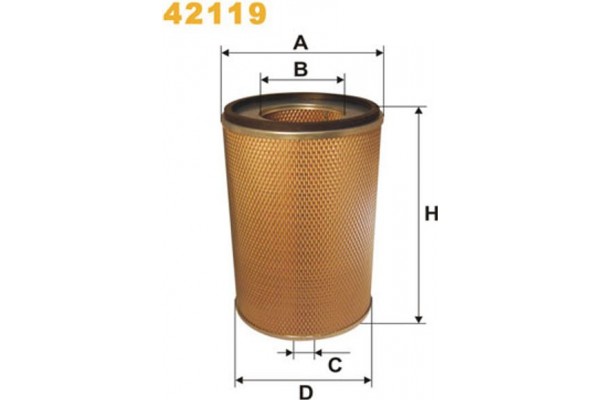 Wix Filters Φίλτρο Αέρα - 42119