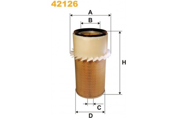 Wix Filters Φίλτρο Αέρα - 42126