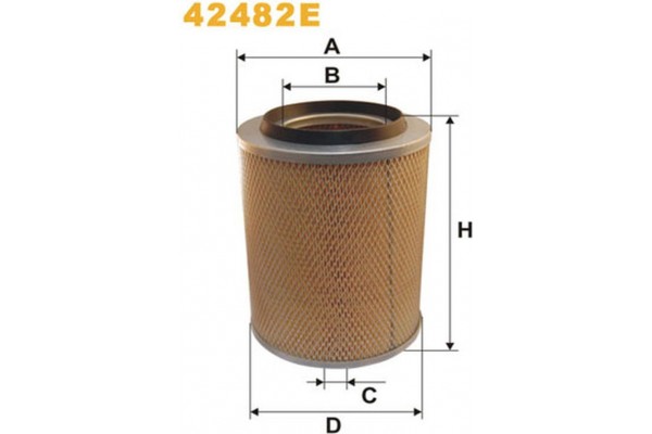 Wix Filters Φίλτρο Αέρα - 42482E