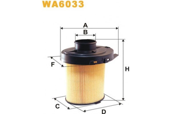 Wix Filters Φίλτρο Αέρα - WA6033