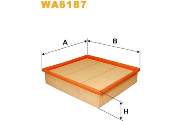 Wix Filters Φίλτρο Αέρα - WA6187