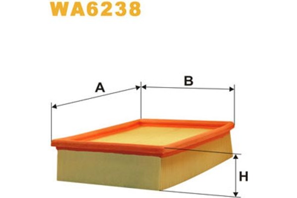 Wix Filters Φίλτρο Αέρα - WA6238