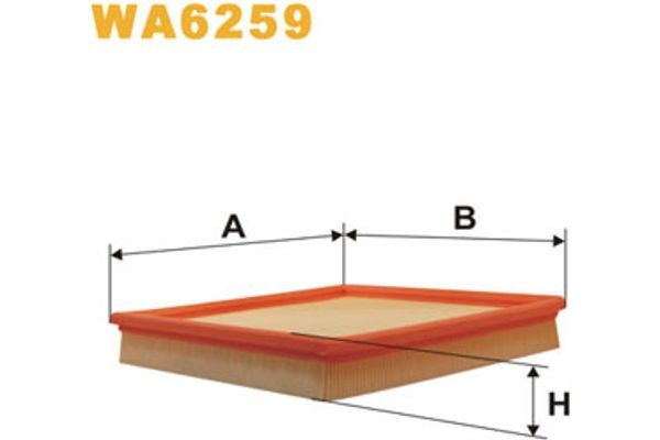 Wix Filters Φίλτρο Αέρα - WA6259