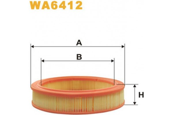 Wix Filters Φίλτρο Αέρα - WA6412