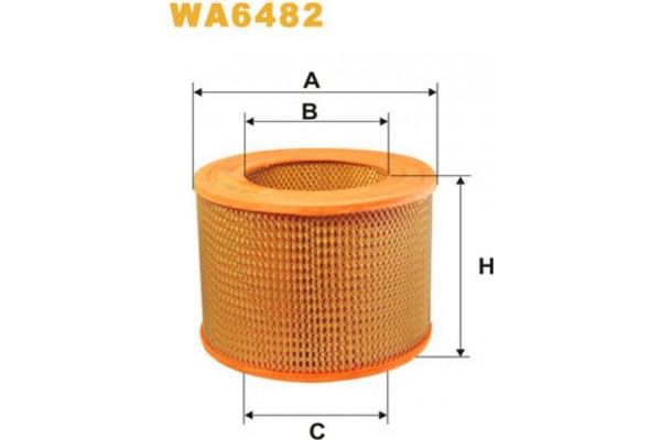 Wix Filters Φίλτρο Αέρα - WA6482