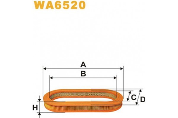 Wix Filters Φίλτρο Αέρα - WA6520