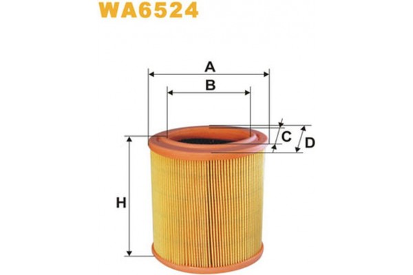 Wix Filters Φίλτρο Αέρα - WA6524