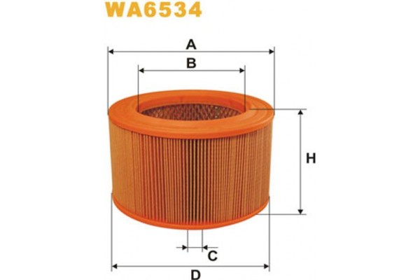 Wix Filters Φίλτρο Αέρα - WA6534