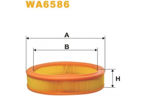 Wix Filters Φίλτρο Αέρα - WA6586