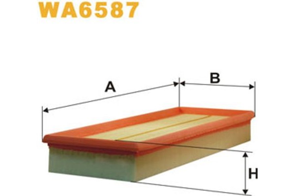 Wix Filters Φίλτρο Αέρα - WA6587