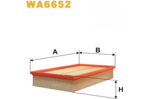 Wix Filters Φίλτρο Αέρα - WA6652