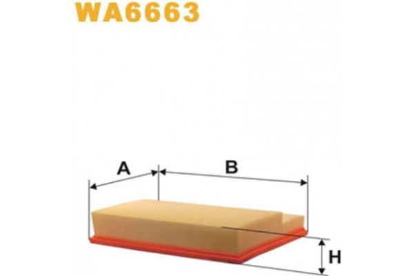 Wix Filters Φίλτρο Αέρα - WA6663