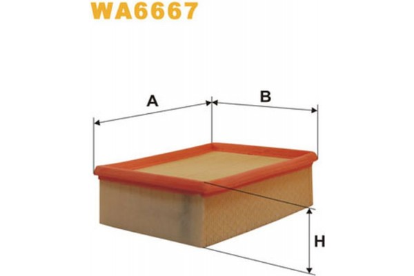Wix Filters Φίλτρο Αέρα - WA6667
