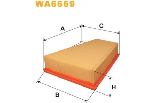 Wix Filters Φίλτρο Αέρα - WA6669