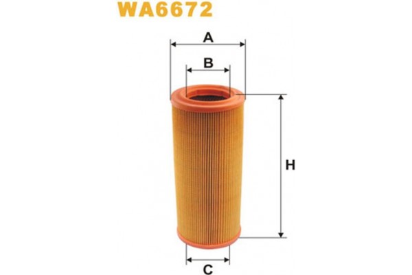 Wix Filters Φίλτρο Αέρα - WA6672