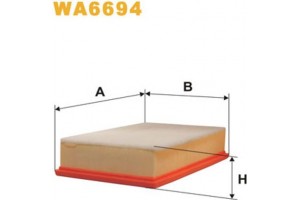 Wix Filters Φίλτρο Αέρα - WA6694