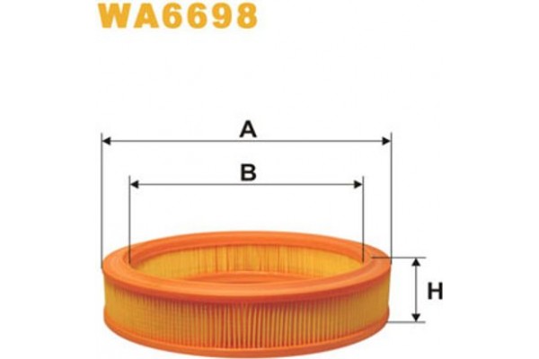 Wix Filters Φίλτρο Αέρα - WA6698