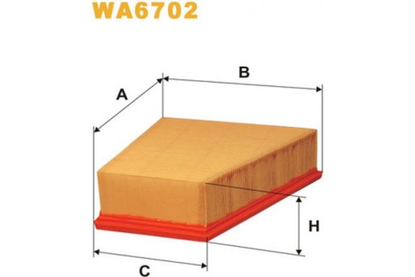 Wix Filters Φίλτρο Αέρα - WA6702