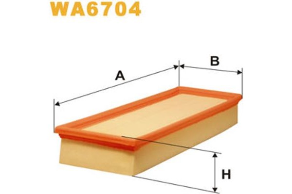 Wix Filters Φίλτρο Αέρα - WA6704