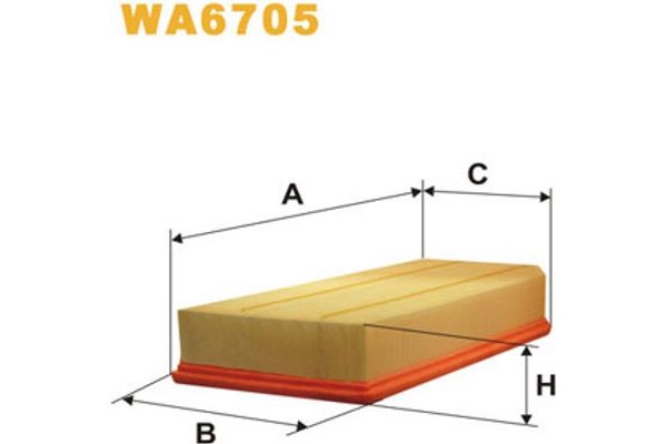 Wix Filters Φίλτρο Αέρα - WA6705