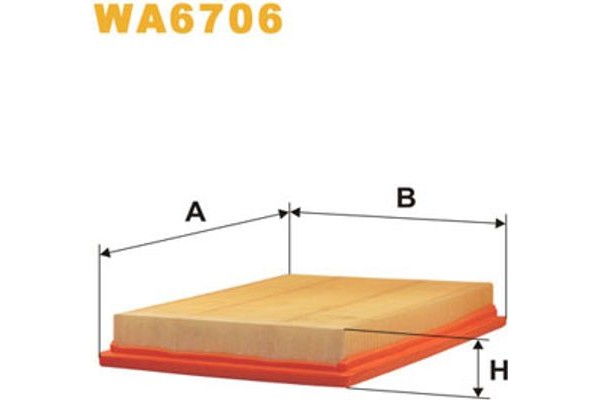 Wix Filters Φίλτρο Αέρα - WA6706