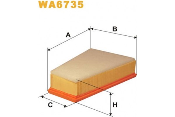 Wix Filters Φίλτρο Αέρα - WA6735