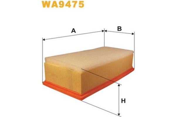 Wix Filters Φίλτρο Αέρα - WA9475