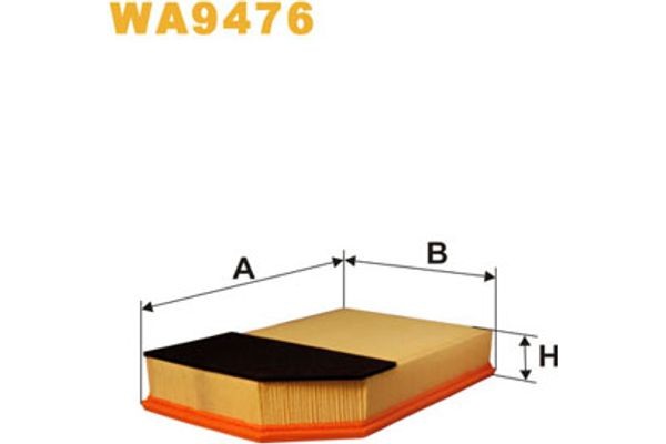 Wix Filters Φίλτρο Αέρα - WA9476