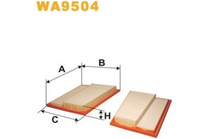 Wix Filters Φίλτρο Αέρα - WA9504
