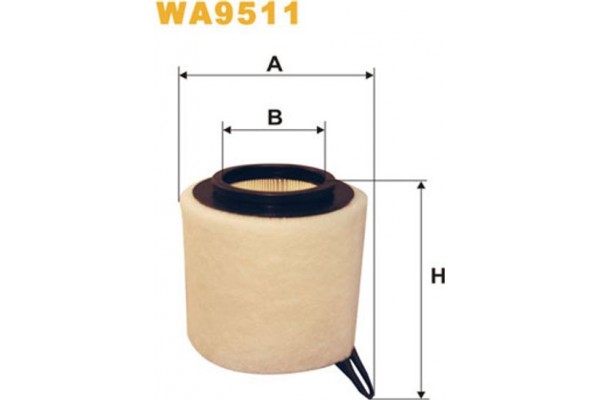 Wix Filters Φίλτρο Αέρα - WA9511